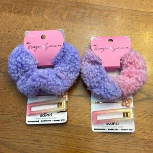 Morgan Simianer Scunci - scrunch, barrette, Bobby pin lot.